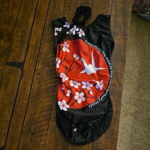 Gymfox women's medium Cherry Blossom Leotard
